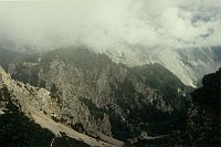 Aussicht vom Toerl ins Halltal