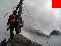 Abstieg am Klettersteig