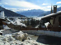 Blick Richtung Ortler und Vinschgau