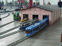 eine Halle fuer die Strassenbahnen