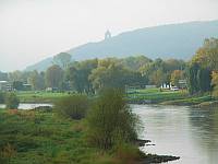 die Weser Richtung Sueden